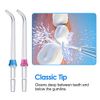 Replacement Classic Jet Tips Compatible With Waterpik Water Flossers and Other Brand Oral Irrigators, Flosser Refill Replacement Heads, Classic Jet Nozzle Accessories (6-Pack)