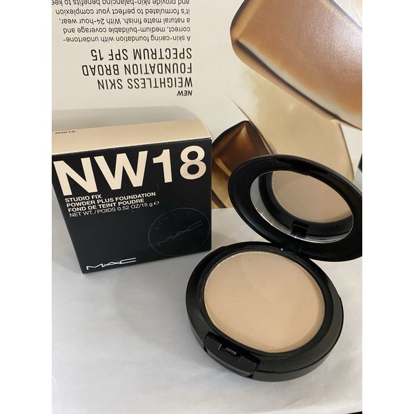 MAC Studio Fix Powder Plus Foundation, Full Size~15g, NW18 ~~ Original Formula