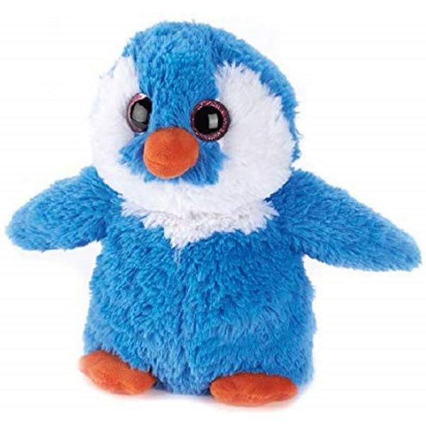 INTELEX WARMIES Microwave Lavender Scented Soft Toy - Cozy Plush Penguin Blue