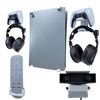3D Cabin Display Wall Mounting Kit Set Compatible with PS5. Bracket Pack for Digital Console Black Left.