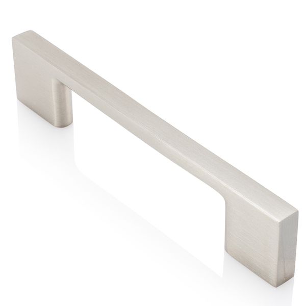 Southern Hills Brushed Nickel Cabinet Pulls - 96mm - Satin Nickel Drawer Handles, Modern Kitchen Cabinet Handles, Silver Kitchen Handles for Cabinets and Drawer Pulls, Cupboard Door Hardware