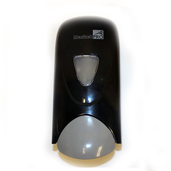 MarketPro Foaming Hand Soap Dispenser, 1000ml, Black, 1/Case