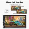 2 DIN Wireless Car Stereo Radio Carplay 7" Android Auto Touch Screen with Camera