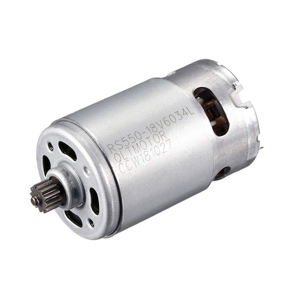 sourcing map DC 18V 20500RPM Electric Gear Motor 12 Teeth for Cordless Screwdriver