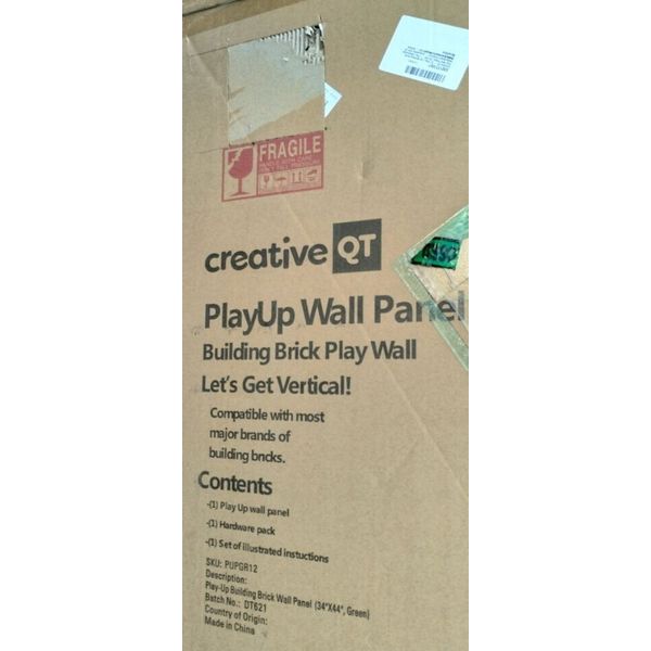 XL Creative QT - XL Play-Up Building Brick Play Wall Panel, 34”x44” NEW IN BOX