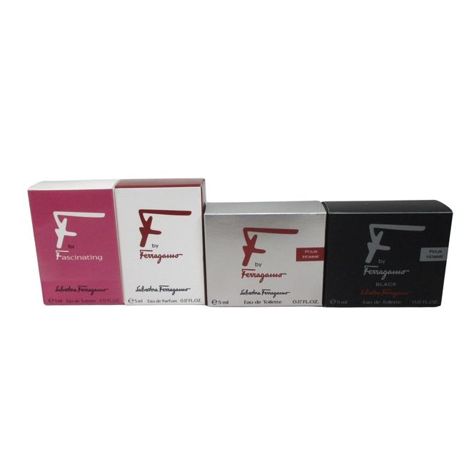F By Ferragamo 4 PC Mini Set For By Salvatore Ferragamo