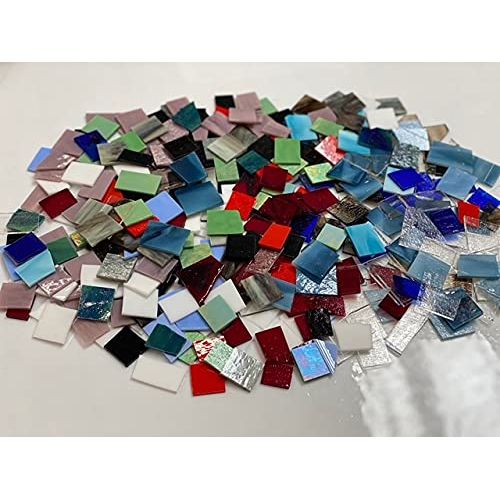 System 96 Variety Fusing Glass Scraps - COE 96 Scraps by Binari Glass Studio