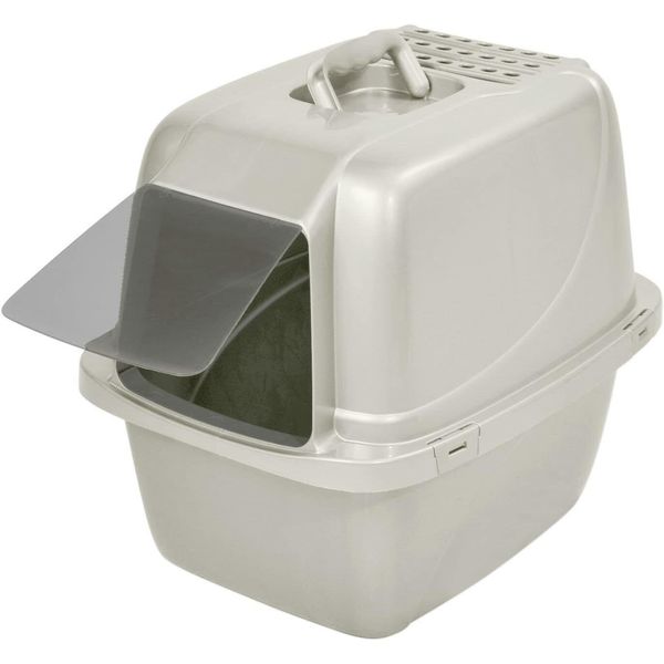 Van Ness Covered Cat Litter Box With Door - Large