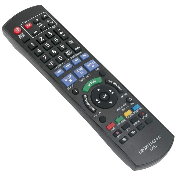 ALLIMITY N2QAYB000462 Remote Control Replace for Panasonic DVD Recorder DMR-EX72S DMR-EX72SEGS DMR-EX769EB DMR-EX769EF DMR-EX773 DMR-EX773EBK DMR-EX79 DMR-EX83 DMR-EX83EB