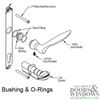 Hoppe Handle Bushing With Two Buna Rubber O ring For Hoppe Door Handles