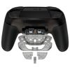 eXtremeRate Clear Black Programable RISE4 Remap Kit for Nintendo Switch Pro Controller, Upgrade Board & Redesigned Back Shell & Back Buttons for Nintendo Switch Pro Controller -Controller NOT Included