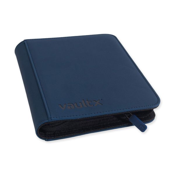 Vault X Premium Exo-Tec Zip Binder 4 Pocket, 20 Double-Sided Pages, 160 Side-Loading Slots for Board, Collectible or Trading Card Game Protective Folder Album