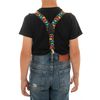 Childrens 1-5 Years Elasticated Clip on Braces/Suspenders with Fire Engine Design - Dark Blue