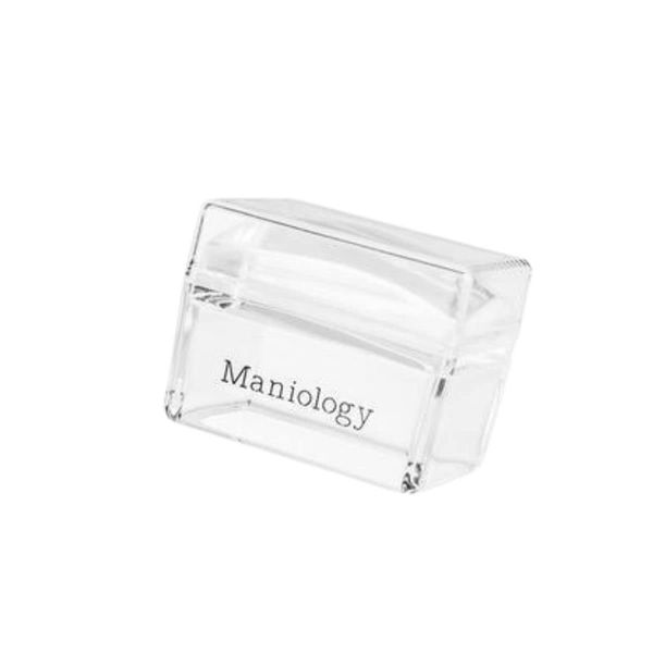 Maniology Ice Cube Clear Rectangular Stamper with Scraper Card, Essential Nail Stamping Tools