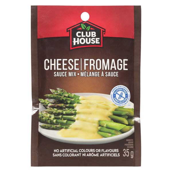 Club House Cheese Sauce Gravy Mix, 35g/1.2oz., (Imported from Canada)