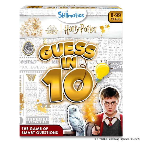 Skillmatics Card Game - Guess in 10 Harry Potter, Perfect for Boys, Girls, Kids, Families, Teens & Adults, Play with Wizards, Magic, Ron, Hermione, Dumbledore, Snape, Gifts for Ages 8, 9, 10 and Up