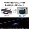 Elecom W-QA26NV Wireless Charger, Qi Certified, 12W, EPP Standard, Foreign Object Detection Function, Temperature Rising Protection, Navy