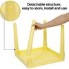 Table & 4 Chairs Set Toddler Plastic Sturdy Desk Kids Art Reading Table Set
