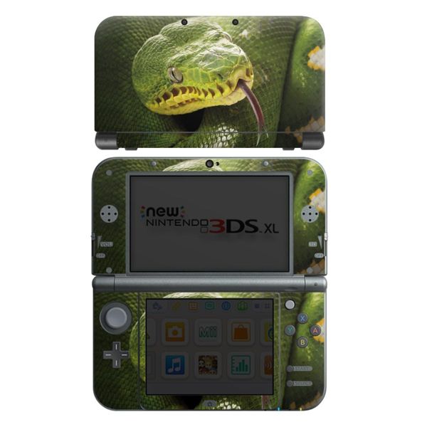 DeinDesign Skin kompatibel mit Nintendo New 3DS XL Folie Sticker Schlange Reptil Natur