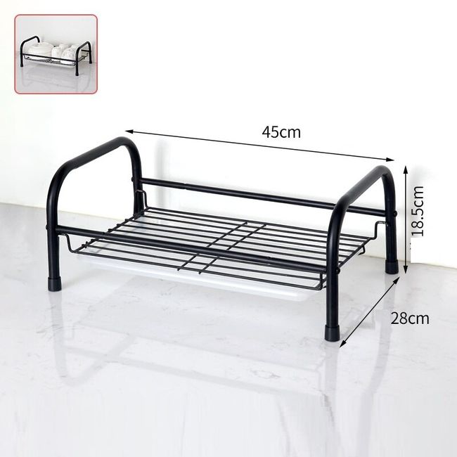 Kitchen Rack Wall-mounted Stainless Steel Draining Bowl Rack