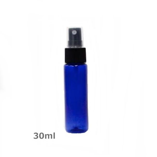 Spray bottle 30ml [Cobalt Blue] [Black Finger Spray]<br> Plastic containers Recommended for handmade cosmetics, etc. Alcohol and aroma atomizer 532P16Jul16