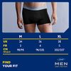 TENA Men - Washable Protective Pants - Soft, Comfy and Secure Boxers for Drips and Dribbles - Invisible Protection, Classic Cut - Light Absorption - Black - Size L - Pack of 1
