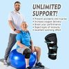 Gemschest 2 Pack Knee Support - Knee Compression Sleeves for Men & Women, Knee Brace for Working Out, Running, Basketball, Gym, Weightlifting, Workout, for Arthritis Joint Pain Relief Size L