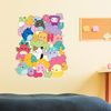 Squishmallows Wall Sticker - Fluffy Cloud Group Decal Wall Art (40cm Height x 30cm Width)