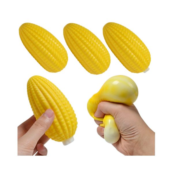 Dhjrefhhd 1Pcs Soft Fake Corn Stress Relief Toys Fingertips Sensory Toy Stress Relief Hand Muscle Exercise Toys