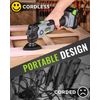 20V Oscillating Tool Kit Cordless Brushless 19000RPM Orbiting Multi Tool