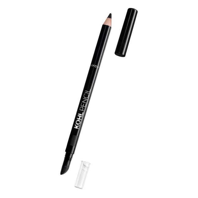 Avon Kohl Pencil Eyeliner True Black, Super-Soft for Smooth Application, Long-Lasting, Budge-Proof Colour