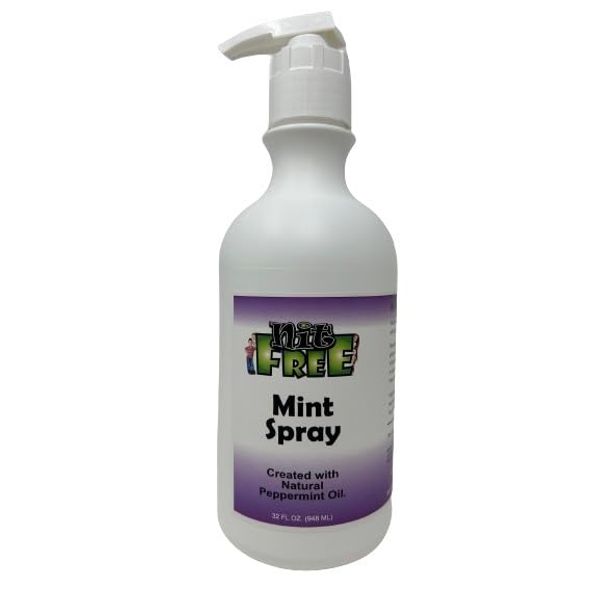 Nit Free Mint Spray, Head Lice Peppermint Spray,for Daily use. (32 Ounces)