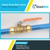 SharkBite 22222-0000LF Brass Push Ball Valves, 1/2