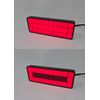 2" Red Reflector Receiver Tow Hitch Brake Reverse Sequential Signal Light Cover