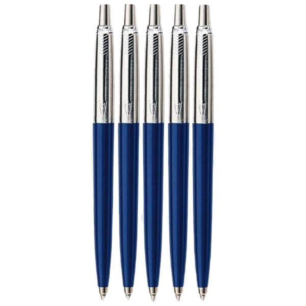 PARKER 5 x JOTTER BALLPOINT BLUE