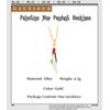 GAUEIOUR Triangle Flag Pendant, I Stand With The Necklace