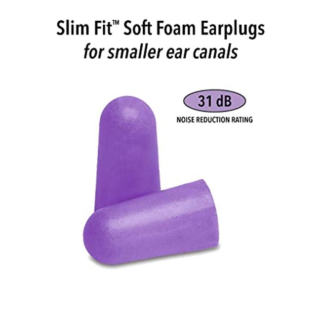 Small Ear Plugs for Sleep - 10 Foam Earplugs for Small Ear Canals