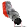 Spares2go Soft Dusting Brush compatible with Bosch Vacuum Cleaner Flexible Dust Attachment Tool (35mm)