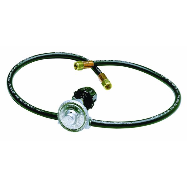 Char-Broil Hose and Regulator for Grills with Side burner Type-1,black