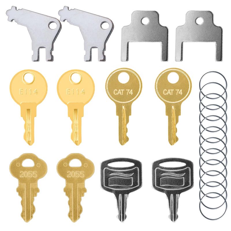 12 Pack Universal Paper Towel Dispenser Keys, Replacement Key Set for ...
