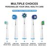 Toothbrush Heads for Oral B Braun, 10 Pack Electric Toothbrush Replacement Heads Medium Soft Bristles Electric Toothbrush Replacement Brush Heads Effective Replacement Toothbrush Heads for Oral Health