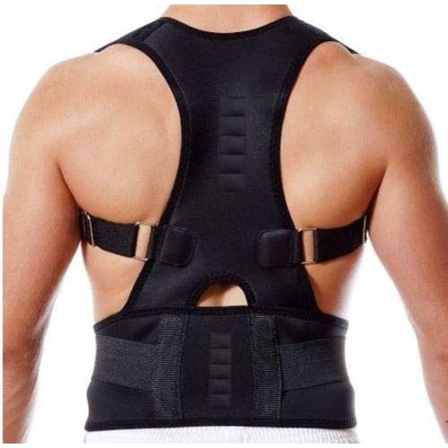 Neoprene Posture Corrector for Men and Women Upper Back Brace Straightener with Adjustable Breathable Support Effective for Neck Back and Shoulder Pain Relief Lumbar Unisex XXL