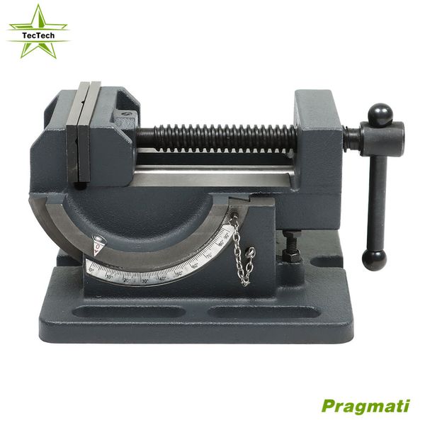 3.25" Industrial Strength Benchtop Drill Press Tilting Angle Vise New