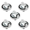 Stability 5pcs Stove Control Knob Replacement for Whirlpool Range Oven Burner