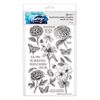 Ranger Beautiful Blooms Clear Stamp Set by Simon Hurley Create, Transparent, ONE