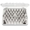 Ateco Cake, 783 55 pc Decorating Tip Set, Silver