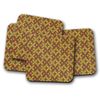 Brown and Green Retro 70's Coasters, Drinks Mat, Table Mat