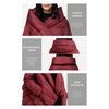 Orolay Women's Puffer Down Coat Cloak-type Jacket Red Medium