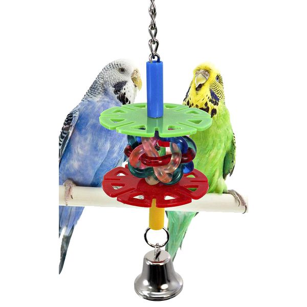 Bonka Bird Toys 2007 Snowflake Wibblyball Bird Toy Parrot cage Toys Cages Cockatiel parrotlet. Quality Product Hand Made in The USA.