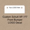 Custom FULL SIZE Decal for Schutt XP / F7 FRONT Bumper- 20mil 3M